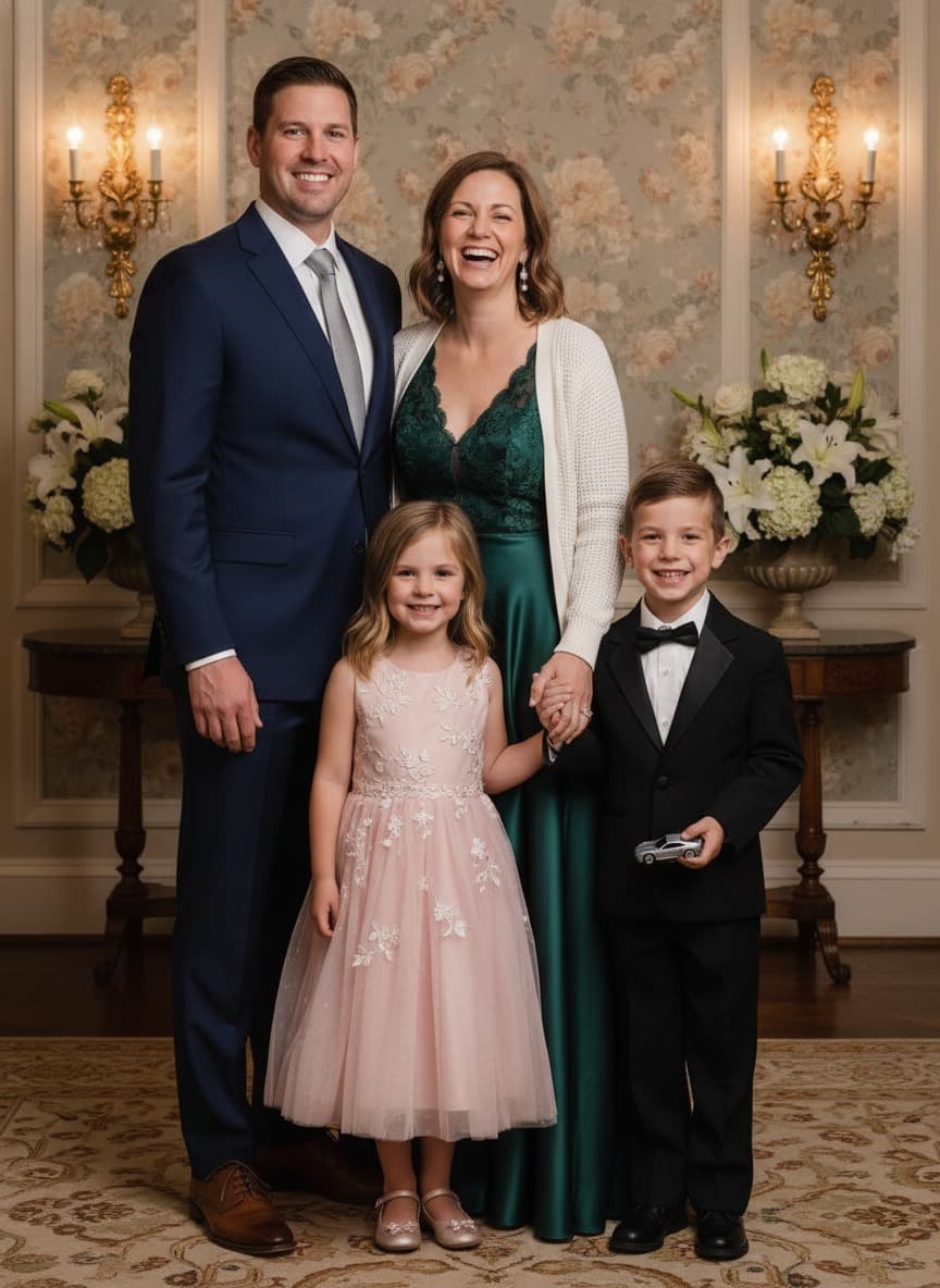 Wedding / Formal family portrait example